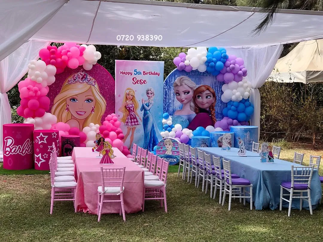 3 Board Balloons Backdrop